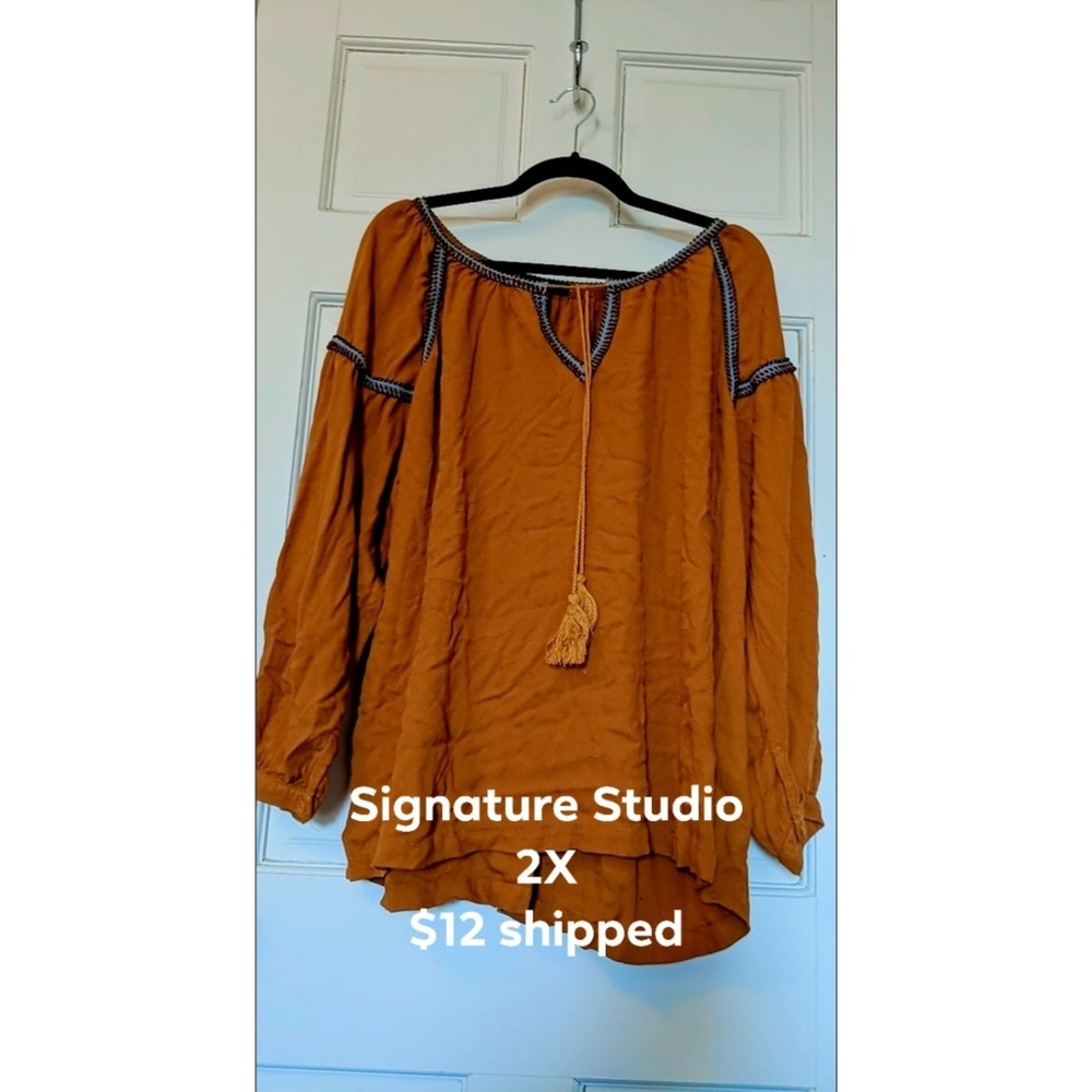 Mustard Boho Top